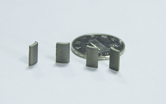 Magnete für kleinste Bogensegmente